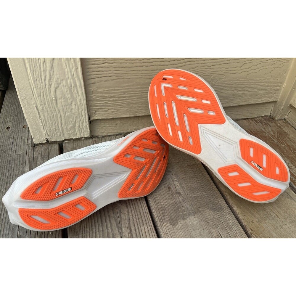 Brooks Hyperion 3 Women's 10.5 Running Shoes White/Pink Clay/Atomizer - Picture 13 of 16